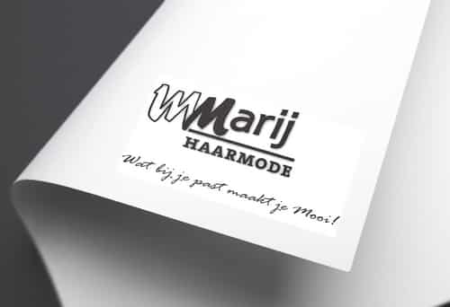 Het logo van Marij Haarmode