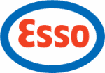 Logo van tankstation Esso