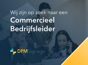 Vacature Commercieel Bedrijfsleider