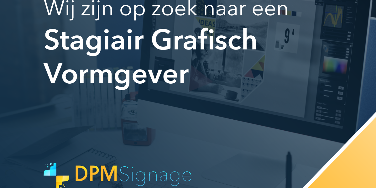 Vacature Stagiaire Grafisch Vormgever