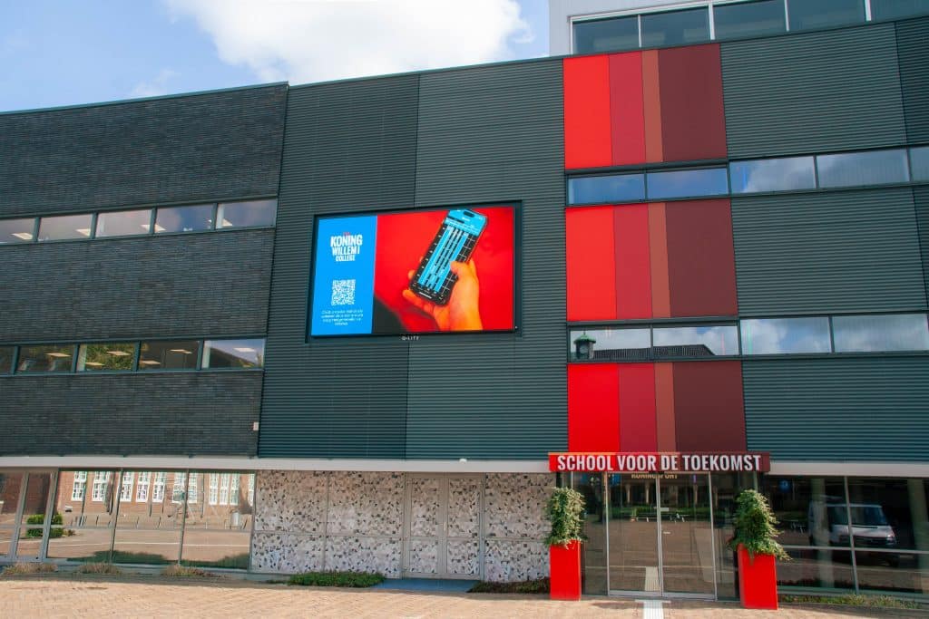 Narrowcasting bij Koning Willem I College