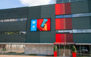 DPM Signage narrowcasting scherm bij klant